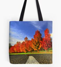Autumn Road HDR. Tote Bag