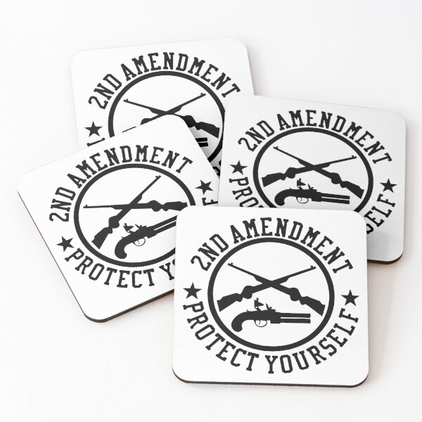 Item preview, 2nd Amendment - Protect Yourself (Black) designed and sold by TheLastStand.
