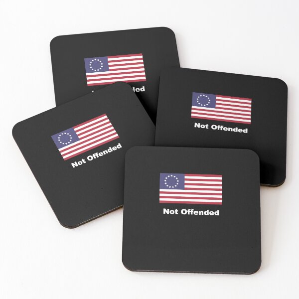 Item preview, Betsy Ross Flag Not Offended American USA US America Trump designed and sold by Draculaura2009.