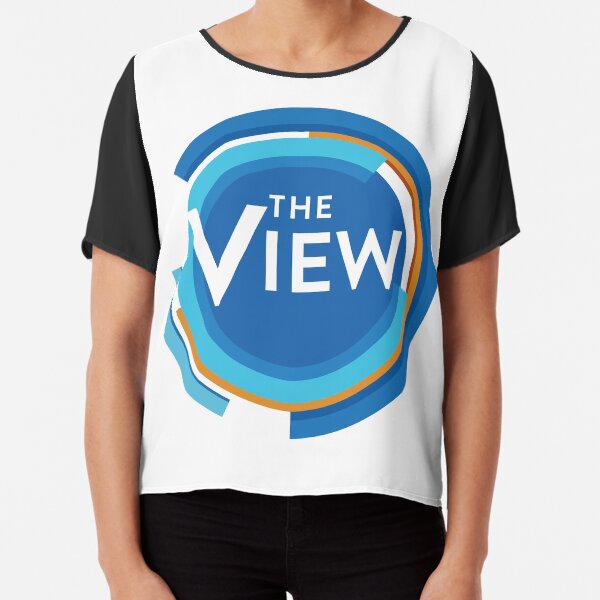 The View - Talk Show Logo Chiffon Top