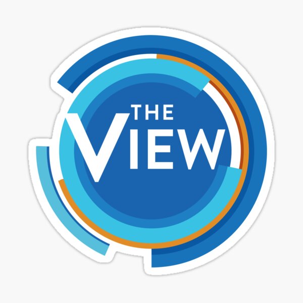 The View - Talk Show Logo Sticker