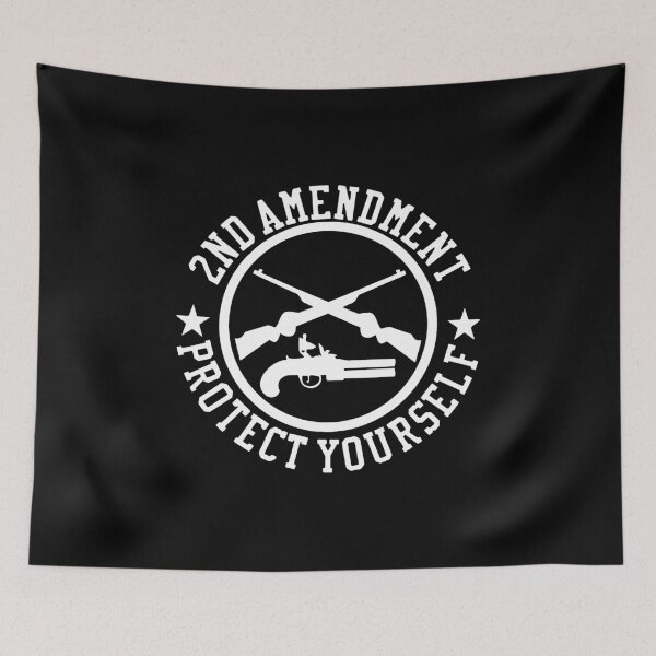 Item preview, 2nd Amendment - Protect Yourself (White) designed and sold by TheLastStand.