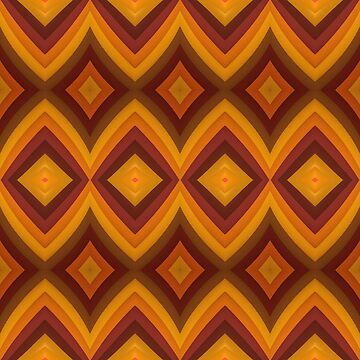 Artwork thumbnail, Symmetrical Pattern in Fall Colors by Lyle Hatch