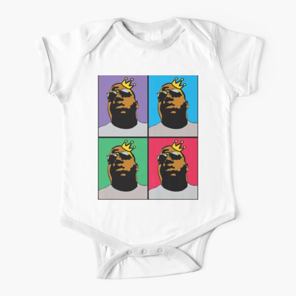 NOTORIOUS (4-COLOR) Short Sleeve Baby One-Piece