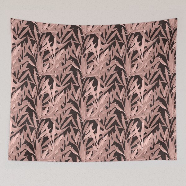 Item preview, hand painted bamboo design with a hint of soft pink designed and sold by susyrdesign.