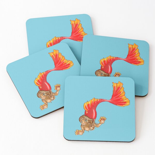 Item preview, mermaid gold fish designed and sold by RAnMoi.