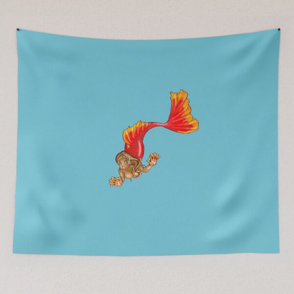 Item preview, mermaid gold fish designed and sold by RAnMoi.