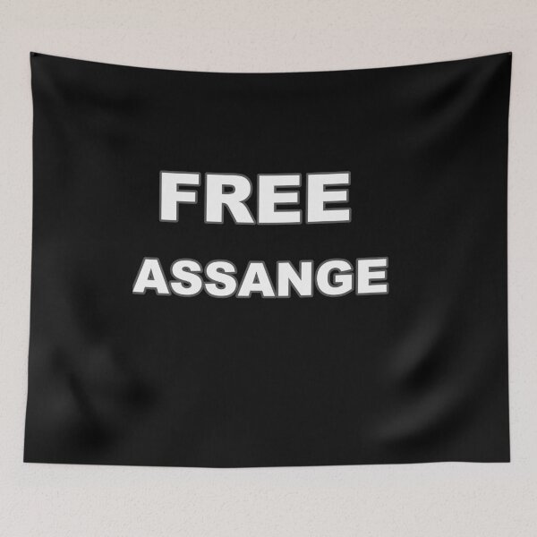 Item preview, Free Julian Assange Wikileaks founder writer author political activist designed and sold by Draculaura2009.
