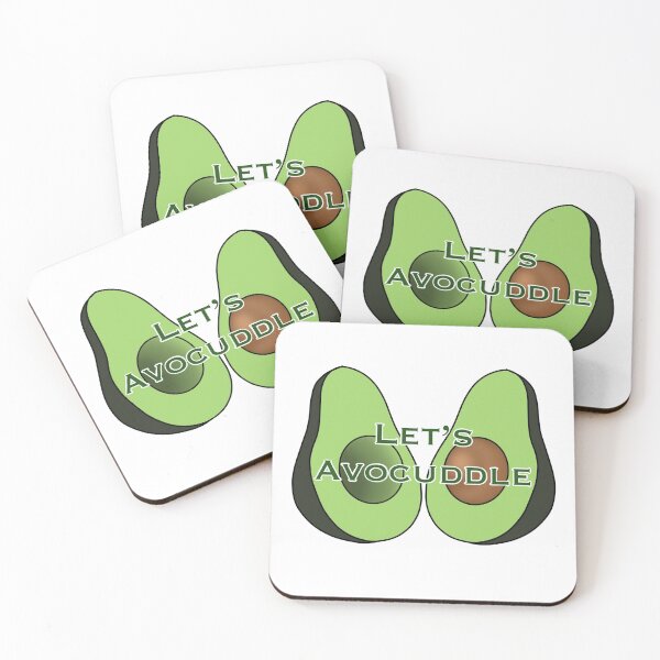 Item preview, Let’s Avocuddle - puns designed and sold by Rae & Nova.