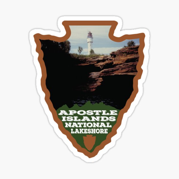 Vista previa del artículo con la obra «Punta de flecha nacional de las islas Apostle», diseñado y vendido por Nyle Buss.