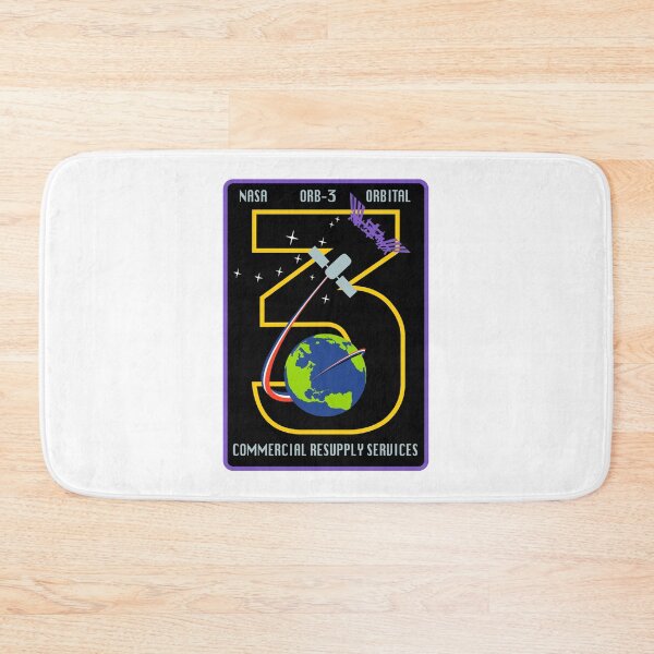 Item preview, NASA: CRS Orb-3 Logo designed and sold by Nikki SpaceStuffPlus.