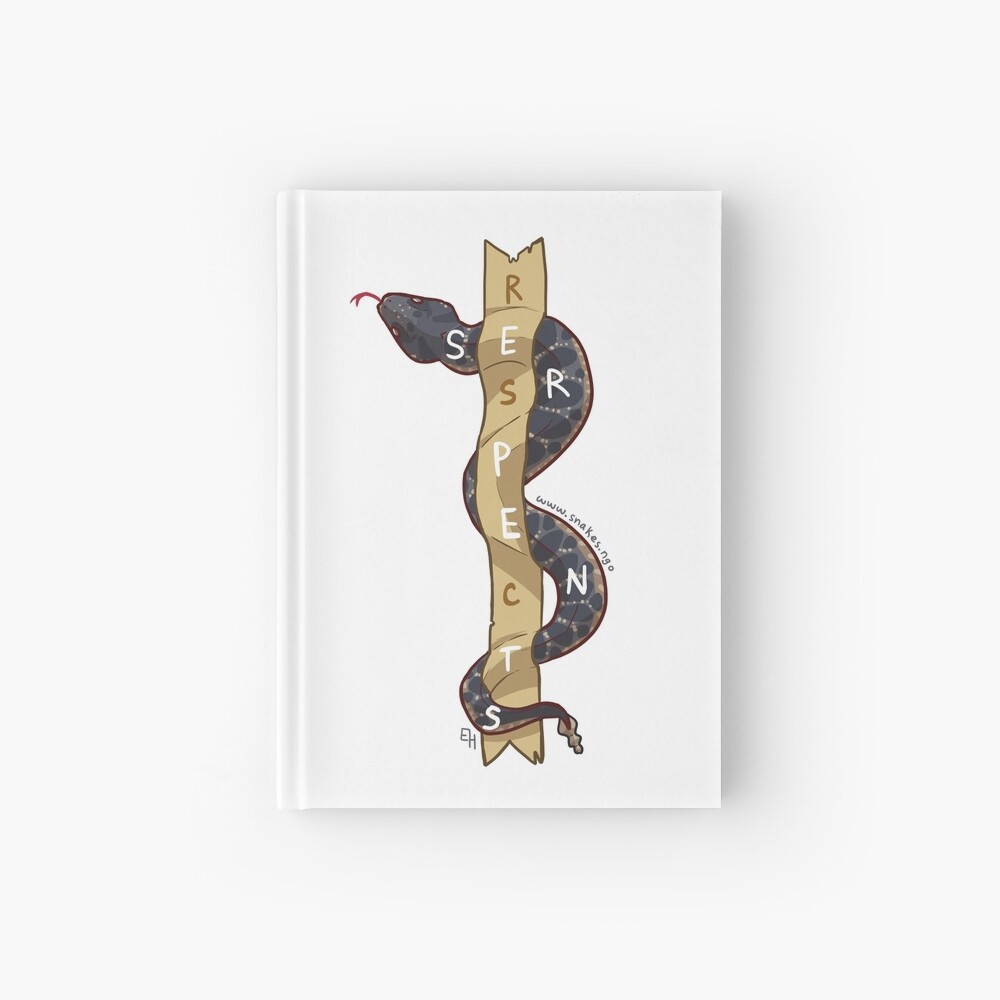 Respect Serpents: Arizona Black Rattlesnake Hardcover Journal