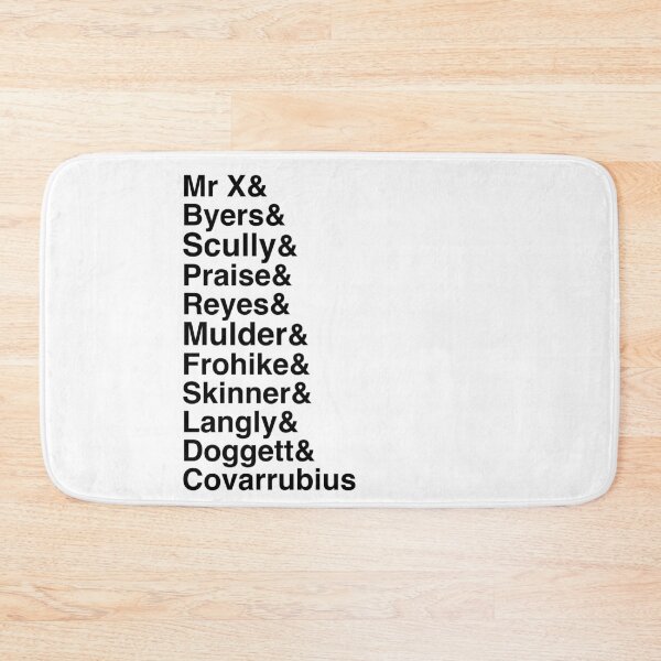 Item preview, X Files Heroes Squad List designed and sold by azule1.