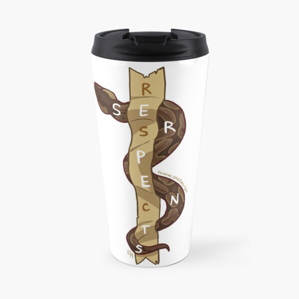Respect Serpents: Ball Python Travel Mug