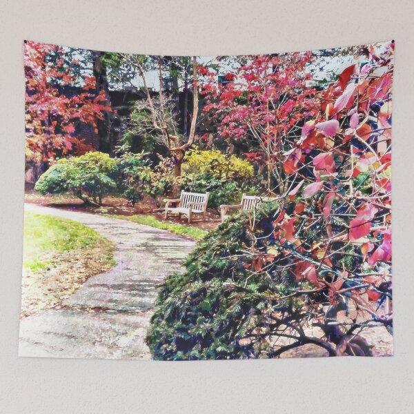 Item preview, Path in Autumn Park designed and sold by Susan Savad.