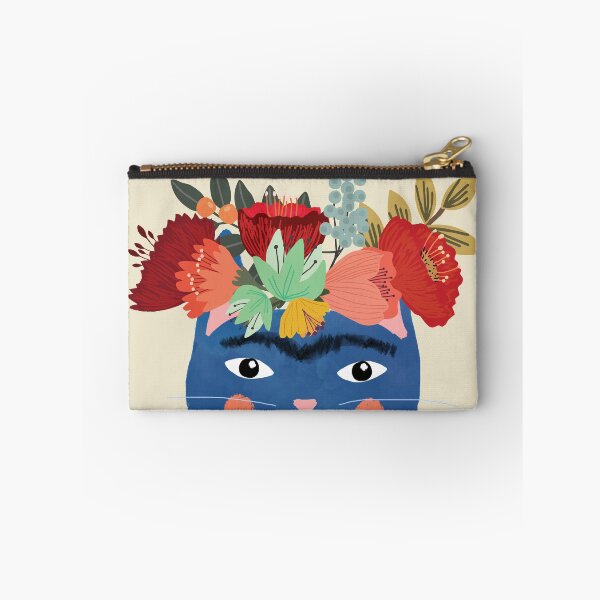Item preview, Frida cat with flower crown by Mia Charro designed and sold by MiaCharro.
