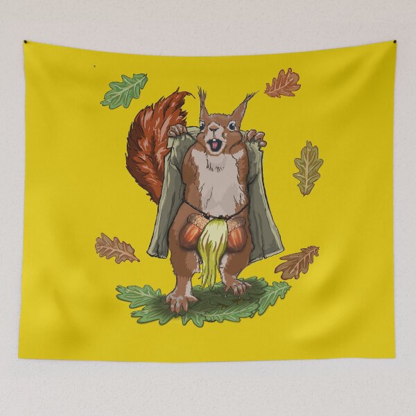 Item preview, Twisted Beatrix (Sammy the Flashing Squirrel) With leaves Gold designed and sold by MaGJiC Art.
