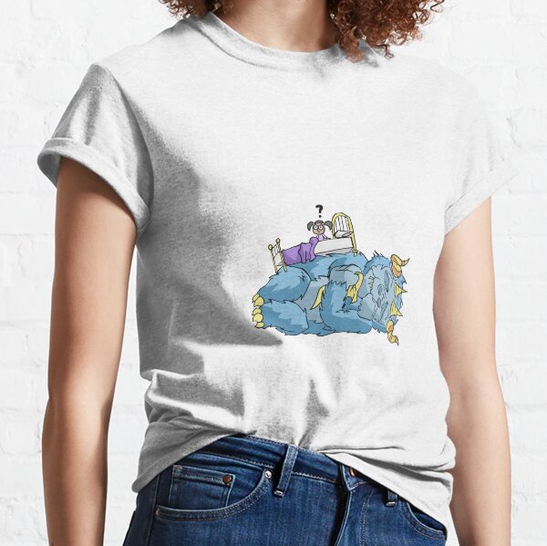 Monster Sleeping Under Bed Classic T-Shirt
