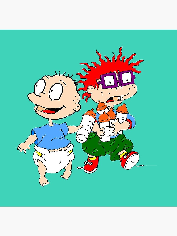 Disover Rugrats Tommy And Chuckie Throw Pillow