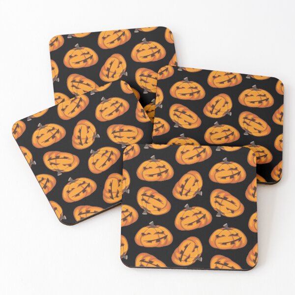 Item preview, Carved Grinning Halloween Pumpkin Lanterns designed and sold by LisaMarieArt & Illustration.