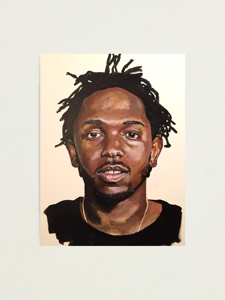 Full Canvas: Left - Kendrick Lamar Portrait Original Canvas Painting