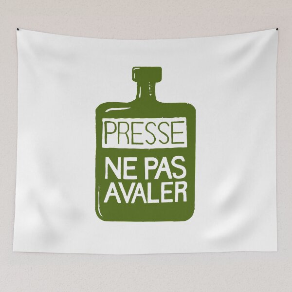 Item preview, Paris Revolt, May 68: 'PRESSE NE PAS AVELER': The Original in Deep Green designed and sold by Day Chapman.