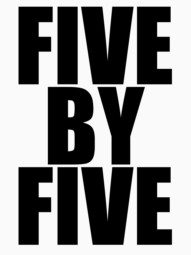 five-by-five-t-shirt-for-sale-by-shoffman12-redbubble-buffy-the