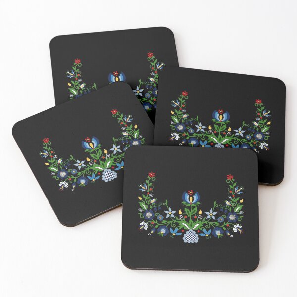 Item preview, Folk - Kashubian folk - composition on black BG designed and sold by FK-UK.