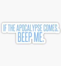 Beep me Sticker