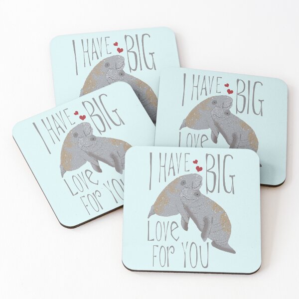 Item preview, Manatee Romantic Valentine's Day or Any Day Love Card or Gift designed and sold by Amy Hadden.