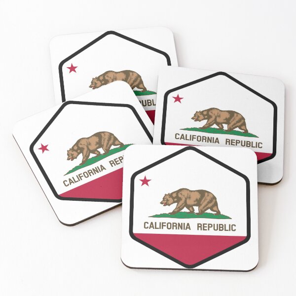 Item preview, California Republic Hexagon designed and sold by samvschantz.