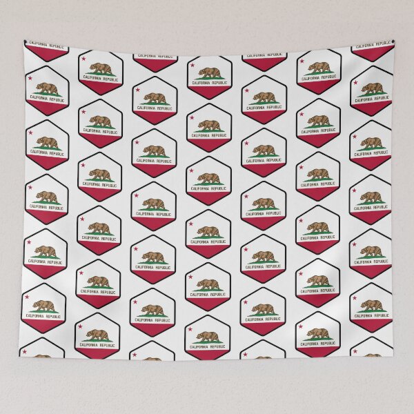 Item preview, California Republic Hexagon designed and sold by samvschantz.