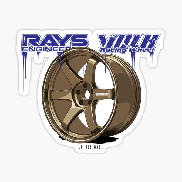 Volk Racing Rims Sticker