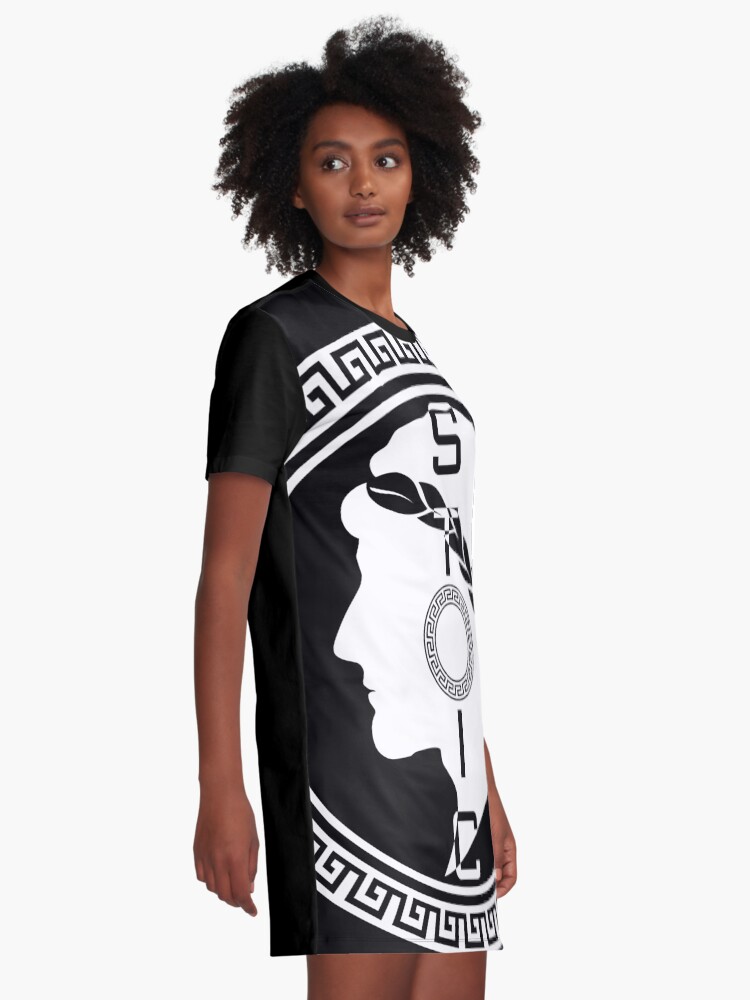 Alternate view of The Stoic - Stoic Emblem - Stay Stoic Graphic T-Shirt Dress