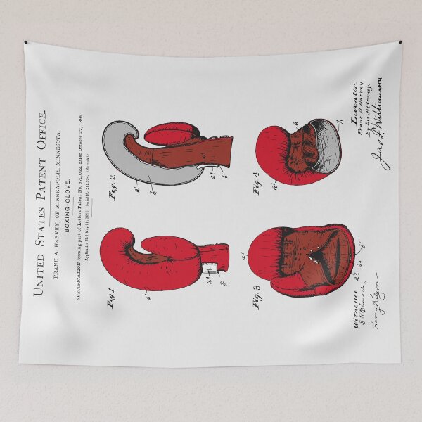 Artikelvorschau, Boxhandschuh Patent - Farbe entworfen und verkauft von FinlayMcNevin.