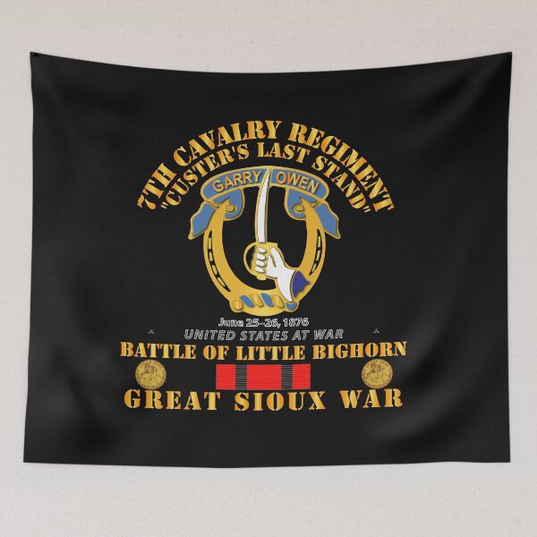 Item preview, Army - Battle Little Bighorn - 7th Cav - Indian Wars designed and sold by Military Insignia Products.