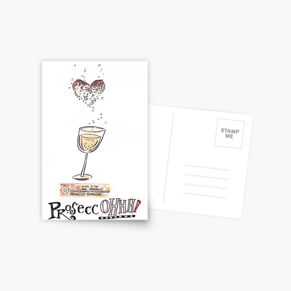 Proseccohhh! Card Postcard
