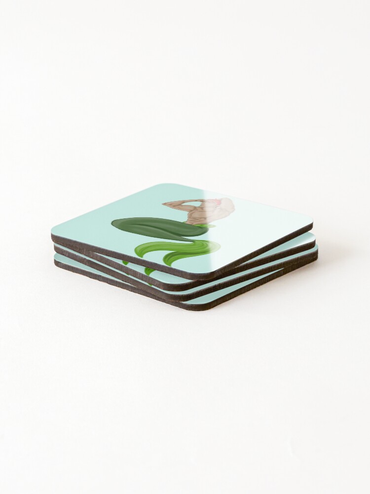 Thumbnail 4 of 5, Coasters (Set of 4), merman designed and sold by RAnMoi.