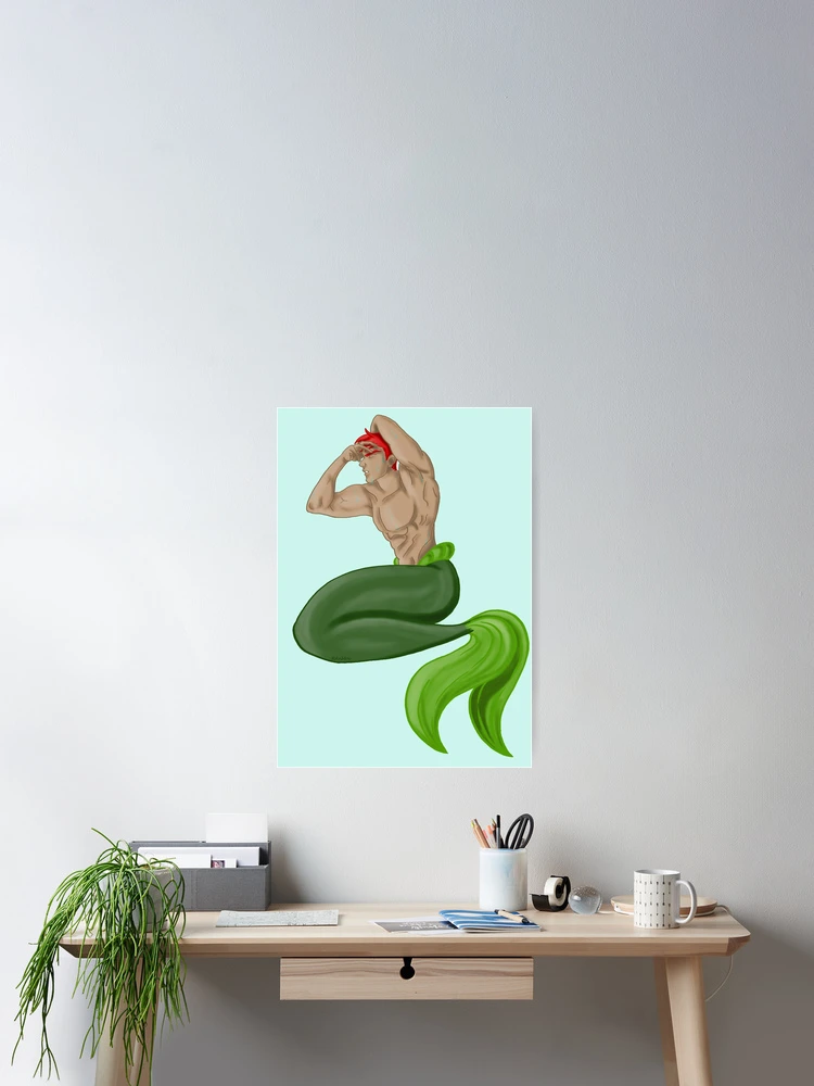 Thumbnail 2 of 3, Poster, merman designed and sold by RAnMoi.