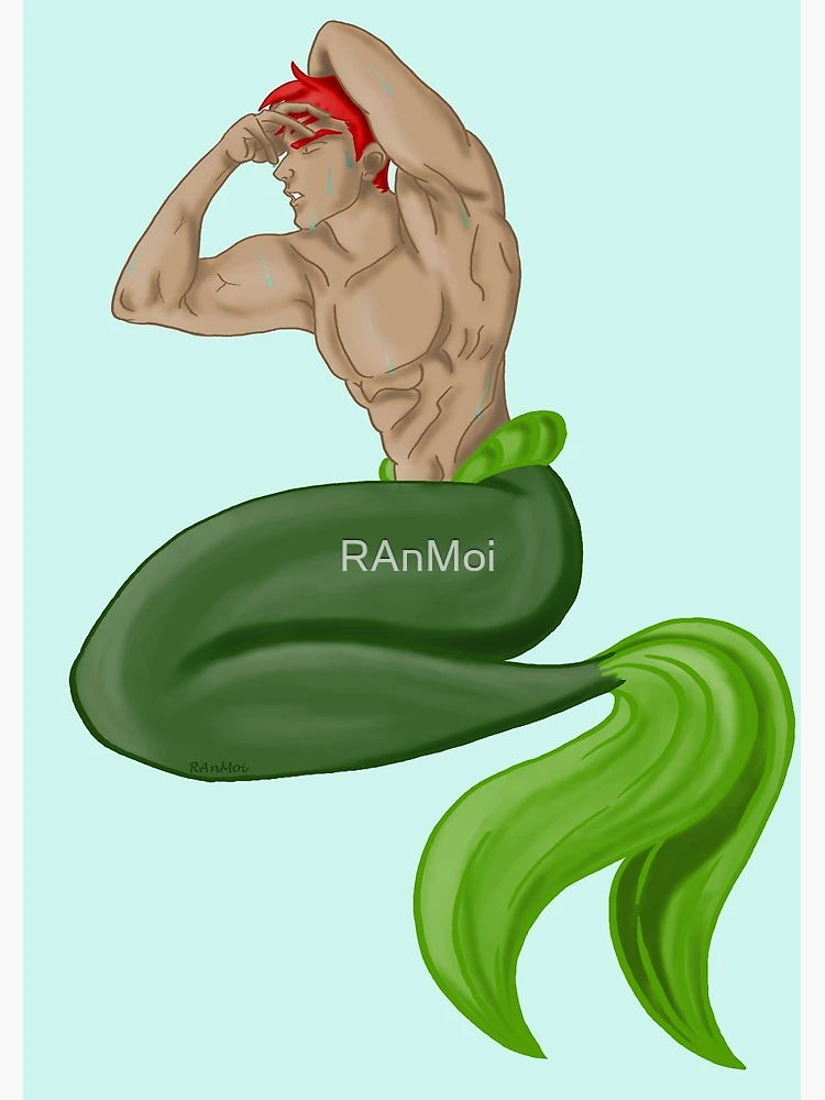 Thumbnail 3 of 3, Poster, merman designed and sold by RAnMoi.