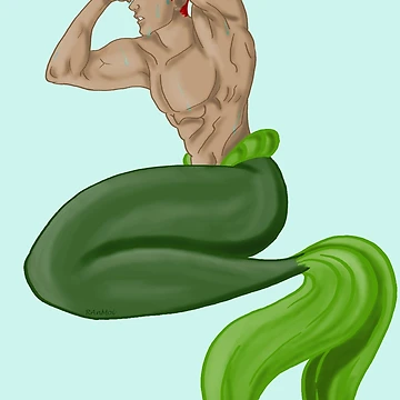 Artwork thumbnail, merman by RAnMoi
