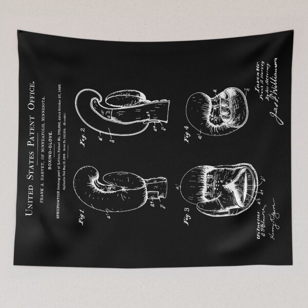 Item preview, Boxing Glove Patent - Black designed and sold by FinlayMcNevin.