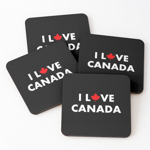 Item preview, I Love Canada I Heart Canada With Maple Leaf Dark Color designed and sold by TinyStarCanada.
