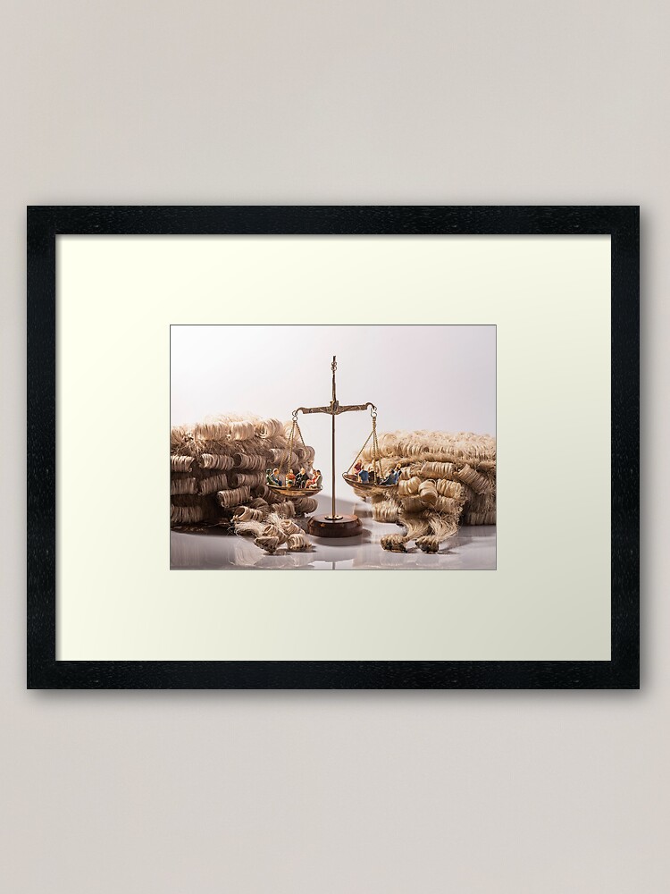 Alternate view of Deliberation Framed Art Print