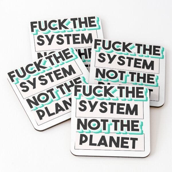 Item preview, Stuff The System Not The Planet designed and sold by RainbowPandas.