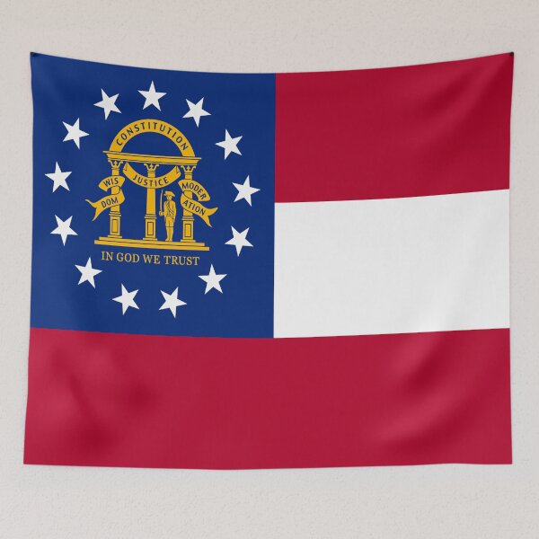 Item preview, Georgia flag. USA designed and sold by flagshop.
