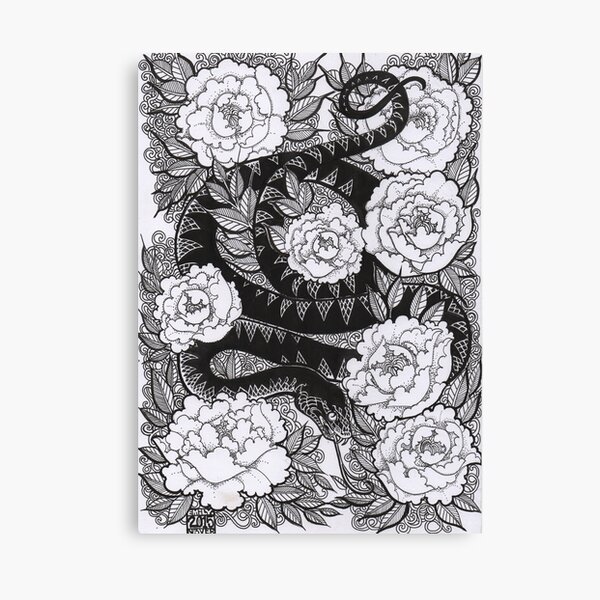 Seduction of the innocent Canvas Print