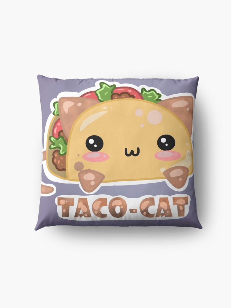 Alternate view of Taco - Cat - by Atieanna Floor Pillow