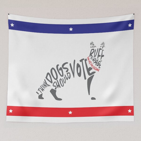 Item preview, I Think Dogs Should Vote designed and sold by tinytinyshrimp.