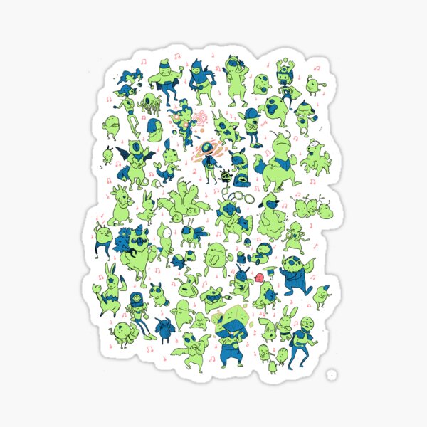 ALIEN DANCE PARTY 3: Multiverse Mash Sticker
